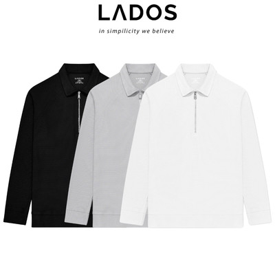 [OUTLET - KHÔNG ĐỔI TRẢ] Áo thun polo nam phối dây kéo LADOS-9189 chất vải thun xương cá thời trang form basic trẻ trung