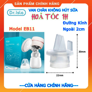 (HoảTốc1h) Van chân không máy hút sữa không dây Dr.Isla EB11 BP05,Van xả silicon, van 1 chiều, van mỏ vịt, phụ kiện hút