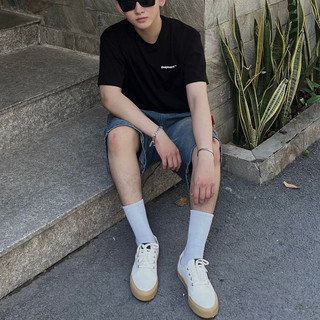Giày Sneaker Vải Canvas Nam E22 White  Dincox Shoes
