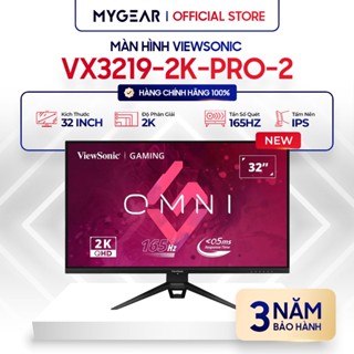Màn hình Gaming ViewSonic VX3219-2K-PRO-2 32" IPS 2K 165Hz ( HDMI, Display Port) Chính Hãng- Bảo hành 36 tháng