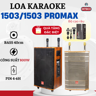 Loa kéo Karaoke ONTEKCO 1503 Black - 1503 Promax Cao Cấp Bass 40 siêu trầm 3 đường tiếng Bh 12 Tháng