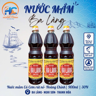 Nước Mắm Cá Cơm Rút Nỏ Ủ 2 Năm - 30 Độ Đạm- Chai 900ml