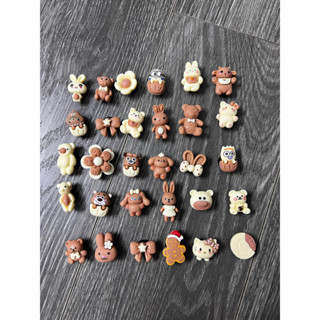  Charm Gấu gắn dép crocs Sticker gấu dễ thương 