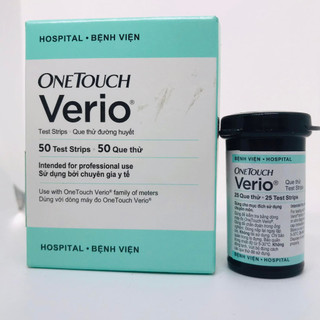 Que Thử Đường Huyết OneTouch Verio Hộp 50 Que
