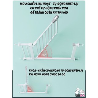 Thanh Chắn Cửa Umoo Chiều Cao 76cm - Vừa Tất Cả Các Khung Cửa - Điều Chỉnh Kích Thước