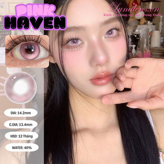[SẴN] MỘT ĐÔI KÍNH ÁP TRÒNG MÀU HỒNG FILTER HAVEN PINK CÓ ĐỘ CẬN LENS NỘI ĐỊA TRUNG QUỐC HOT DOUYIN