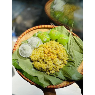 Bánh Mochi cốm dừa Hà nội