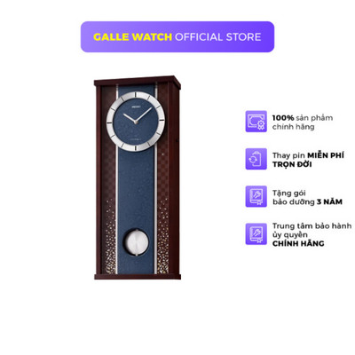 Đồng hồ để bàn SEIKO QXW251BL, vỏ gỗ bền bỉ, phong cách thanh lịch, xuất xứ Nhật Bản