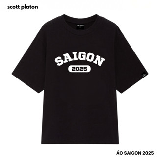 Áo thun SAIGON 2025 v2- Chất liệu cotton dày dặn đứng form Scott Platon