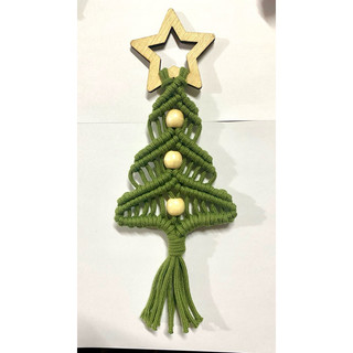Cây thông Noel macrame, cây thông trang trí