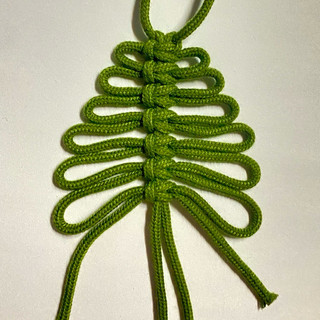 Cây thông Noel macrame, cây thông trang trí