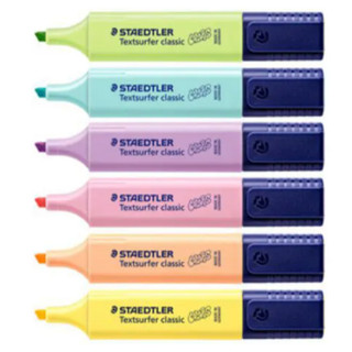 [ 1 CÂY ] Bút Dạ quang, bút nhớ dòng màu Pastel Staedtler Mars Đức. - Văn phòng phẩm Thu Thảo