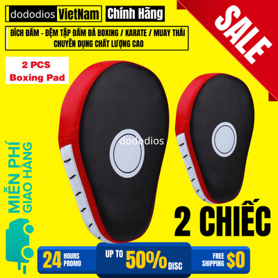 Đệm Tập Đấm Bốc Bọc Da Pu Chuyên Dụng – Đích Đấm Xỏ Tay, Pad Đấm Tập Võ Thuật Muaythai Mma Chuyên Nghiệp Hãng Dododios