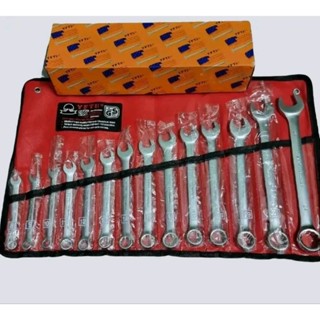  Bộ Khoá Cờ Lê Vòng Miệng Từ 8 Đến 24 Thép CRV Hàng Chuẩn Dày Đẹp 