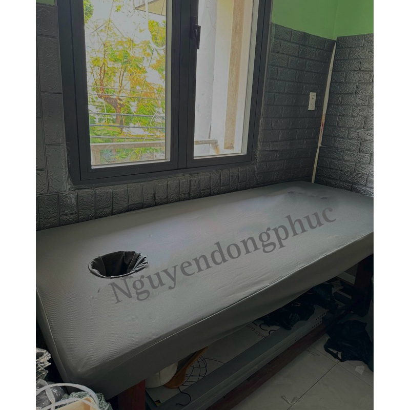 Ga bọc giường spa, nối mi  (80x1m9 có lỗ)