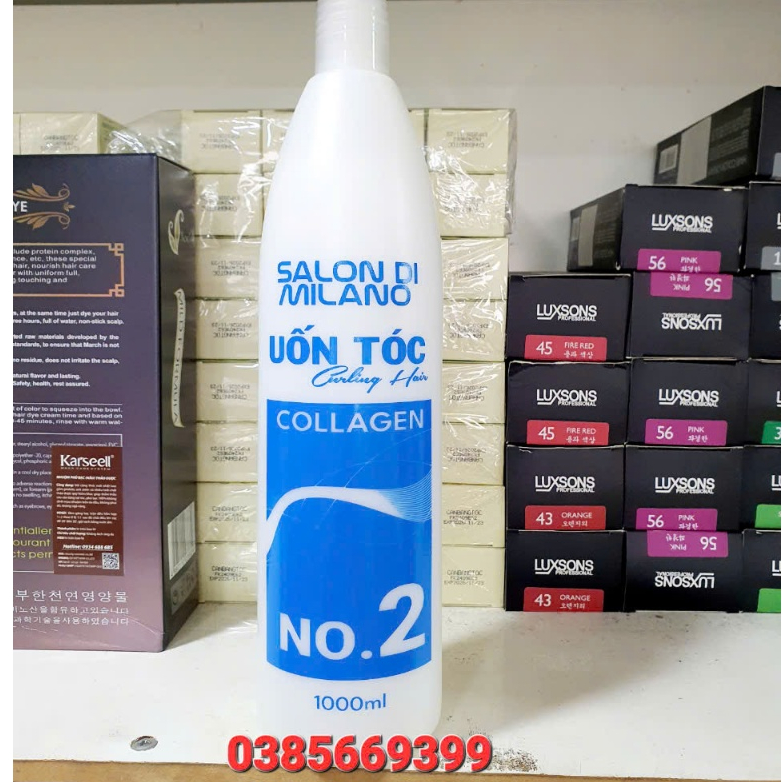 DẬP  UỐN NÓNG (SETTING) CAO CẤP MILANO  1000ML