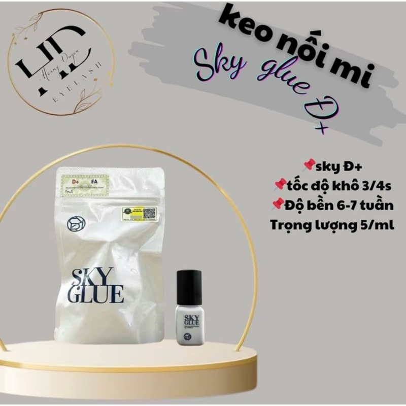 KEO NỐI MI SKY S SKY D-KEO NỐI MI-DỤNG CỤ NỐI MI-HOÀNG DUYÊN EYELASH