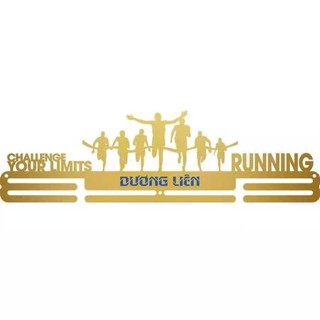 Giá treo huy chương gắn tường, khung treo huy chương trưng bày mẫu G23 thiết kế tên theo yêu cầu