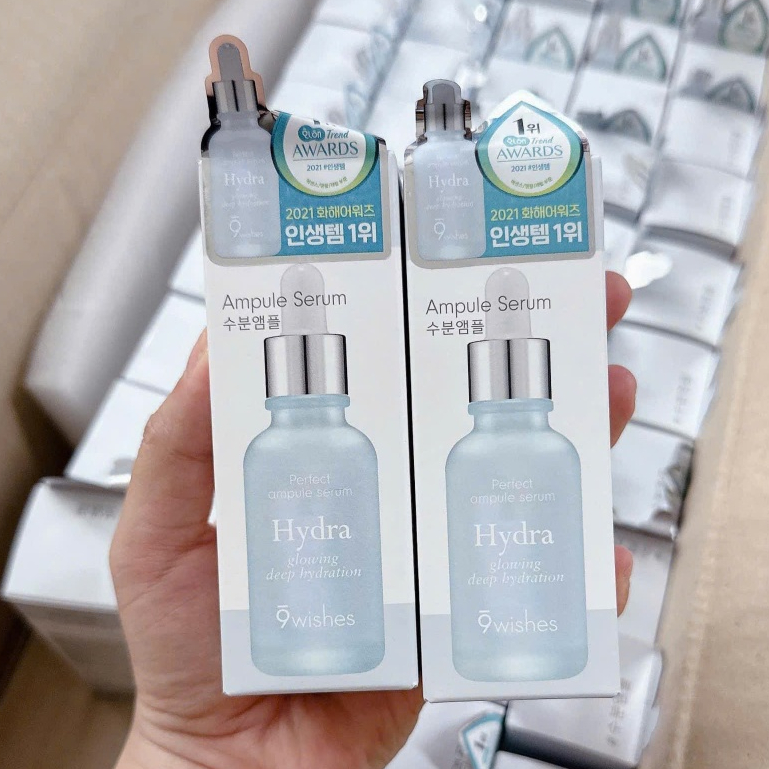 Tinh Chất Dưỡng Ẩm 9wishes Hydra Skin Ampule Serum 30ml