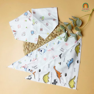Khăn yếm xô cúc bấm cho bé