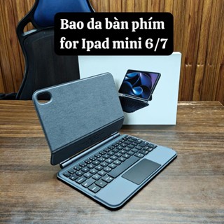 Bao da bàn phím dành cho ipad mini 6/7 có trackpad và led bàn phím - Cảnh Hà Mobile