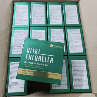Tảo Lục Vital Chlorella Chính Hãng Hàn Quốc (hộp 30 gói)