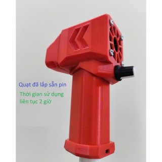 Quạt thổi bụi phản lực cầm tay mini in 3D