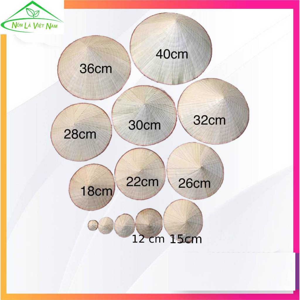 [Rẻ_vô_địch] Nón lá mini - Nón lá trẻ em- Nón lá trang trí, nón lá decor