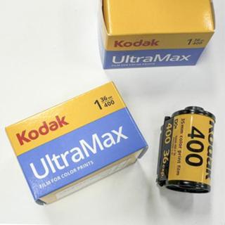  Film Âm Bản Kodak UltraMax 400 - 36exp - Date T8 2027 -  Pack 3 cuộn  Có hộp giấy - Có tách hộp  