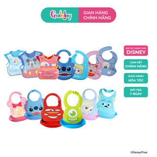 Yếm Ăn Dặm Silicon/Vải Cao Cấp Oasis Park Nhân Vật Hoạt Hình Disney Chất Liệu An Toàn