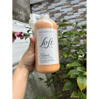  keratin tươi Soft Nature Nano Keratin phục hồi tóc nát 1000ml 