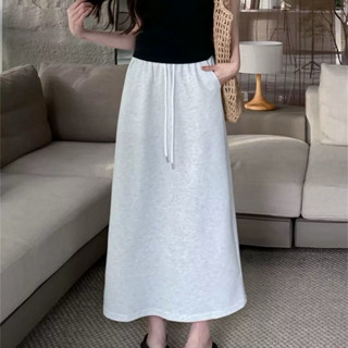 Chân váy chữ A dáng dài HÀNG QC LOẠI 1 chân váy dài lưng thun chất 2 da ép mềm mịn Chân váy chữ A dáng dài trơn 009