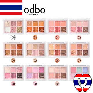  Phấn mắt Odbo Signature Eyeshadow Palette 6 ô Thái Lan 