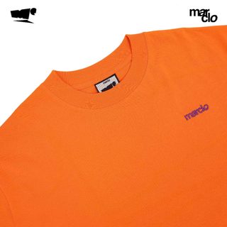 Marclo Basic Snack S2 - Áo Thun Basic Có Thêu Logo Lớn Ở Lưng