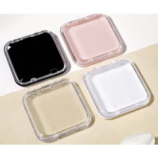  Hộp đựng nail box trong suốt hình vuông - Hộp đựng bảo vệ nailbox đựng mi fan nhựa mica 