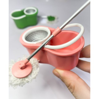  Mô hình bộ cây lau nhà mini - bộ lau nhà nhiều màu sắc - trang trí cho nhà búp bê sa bàn mini ngang 7cm 