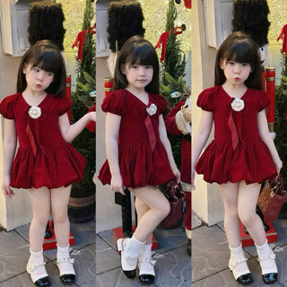 Váy đầm đỏ bé gái N23, CS687, LT11, CS650, CS637, CS625, CS633 váy đỏ noel giáng sinh, Tết cho bé