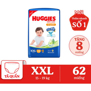  Tã quần Huggies mẫu mới  Đệm mây co giãn  M76 L68 XL62 XXL54 