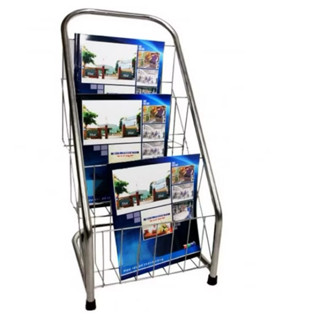 kệ báo tạp chí inox 3,4,5 tầng