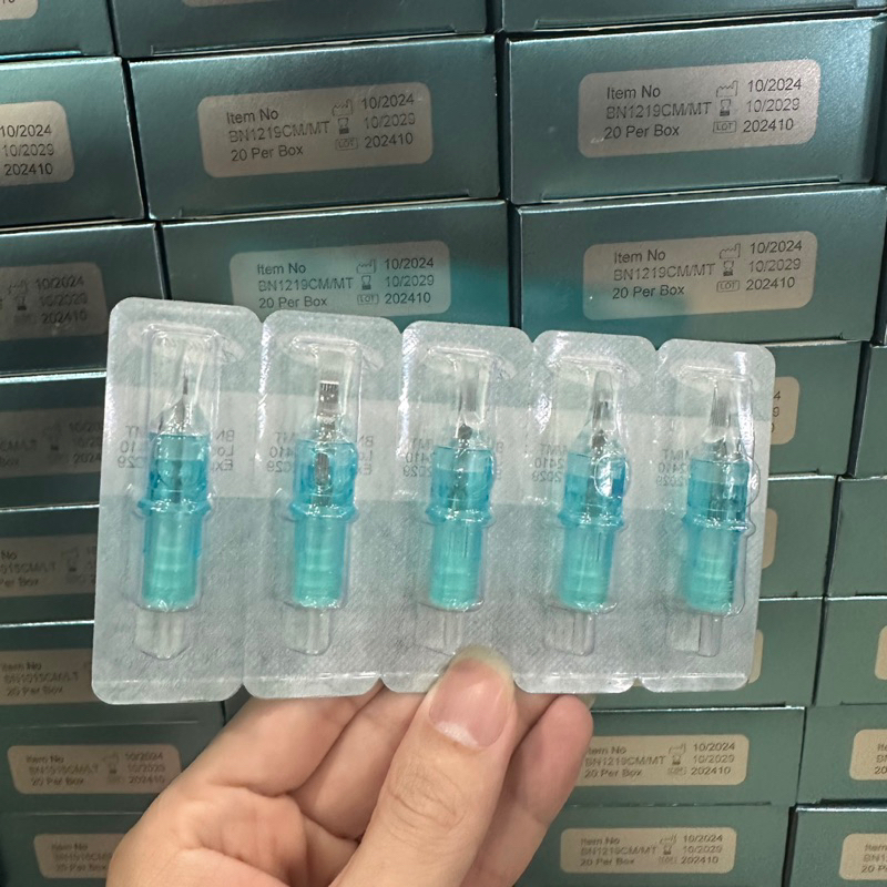 Vỉ kim xăm hình máy pen đi nét 5rl