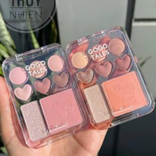 Bảng mắt 8 ô gogo Tales- Kèm highlight và má hồng