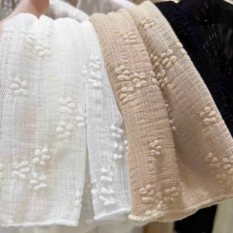 Áo khoác lưới trong suốt tay dài ren hoa nổi croptop | BigBuy360 - bigbuy360.vn