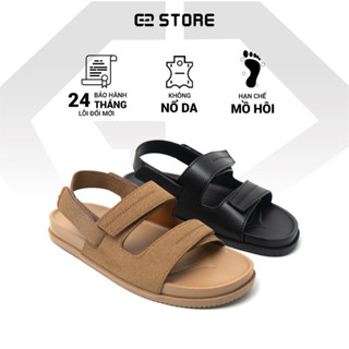Dép quai hậu nam G2 Kio kiểu Sandal nam, Giày xăng đan quai hậu đi học thời trang bằng da bò đế cứng cáp