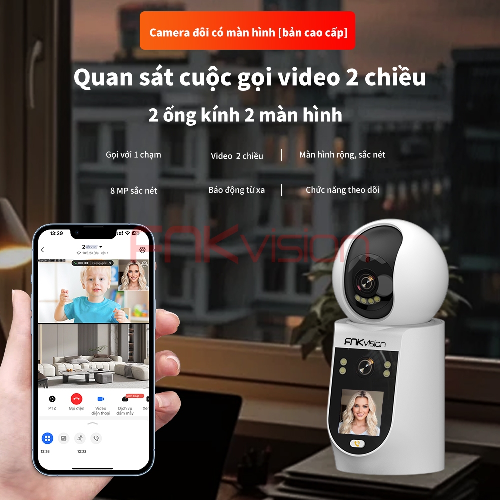 CAMERA IP WIFI YOOSEE 11 LED FNKvision 5.0Mpx Full HD  New 2023 - QUAY ĐÊM CÓ MÀU - XOAY 360 ĐỘ - THEO DÕI CHUYỂN ĐỘNG | BigBuy360 - bigbuy360.vn