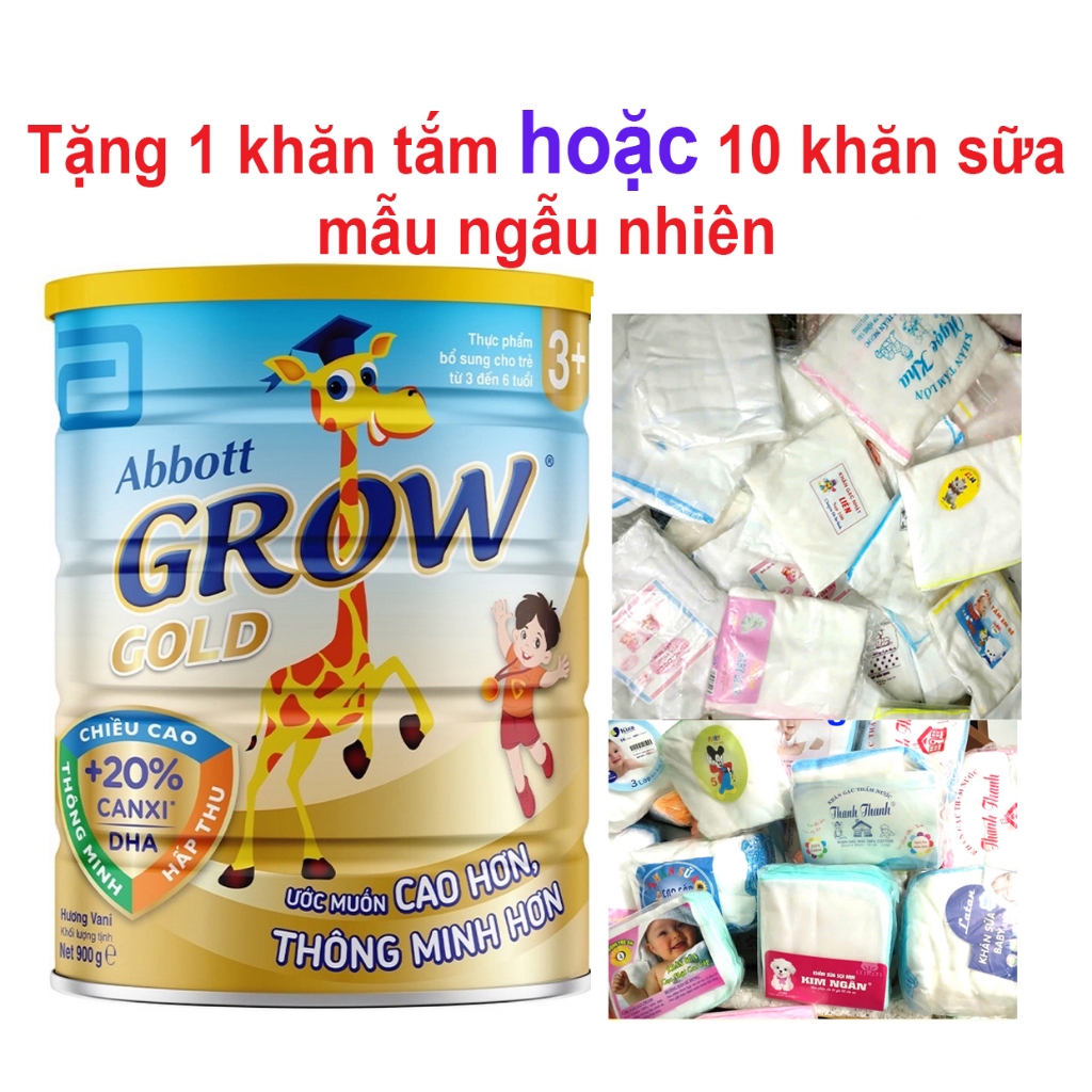 Sữa bột Abbott Grow 3+ 900g HSD 1-2025