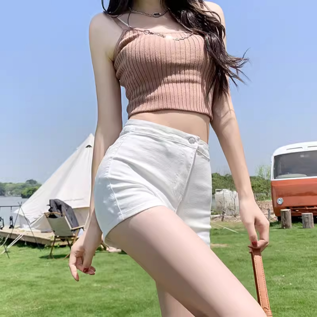 Quần short nữ PINKSTORE29 dáng ôm vòng 3, lưng siêu cao Q009 | BigBuy360 - bigbuy360.vn