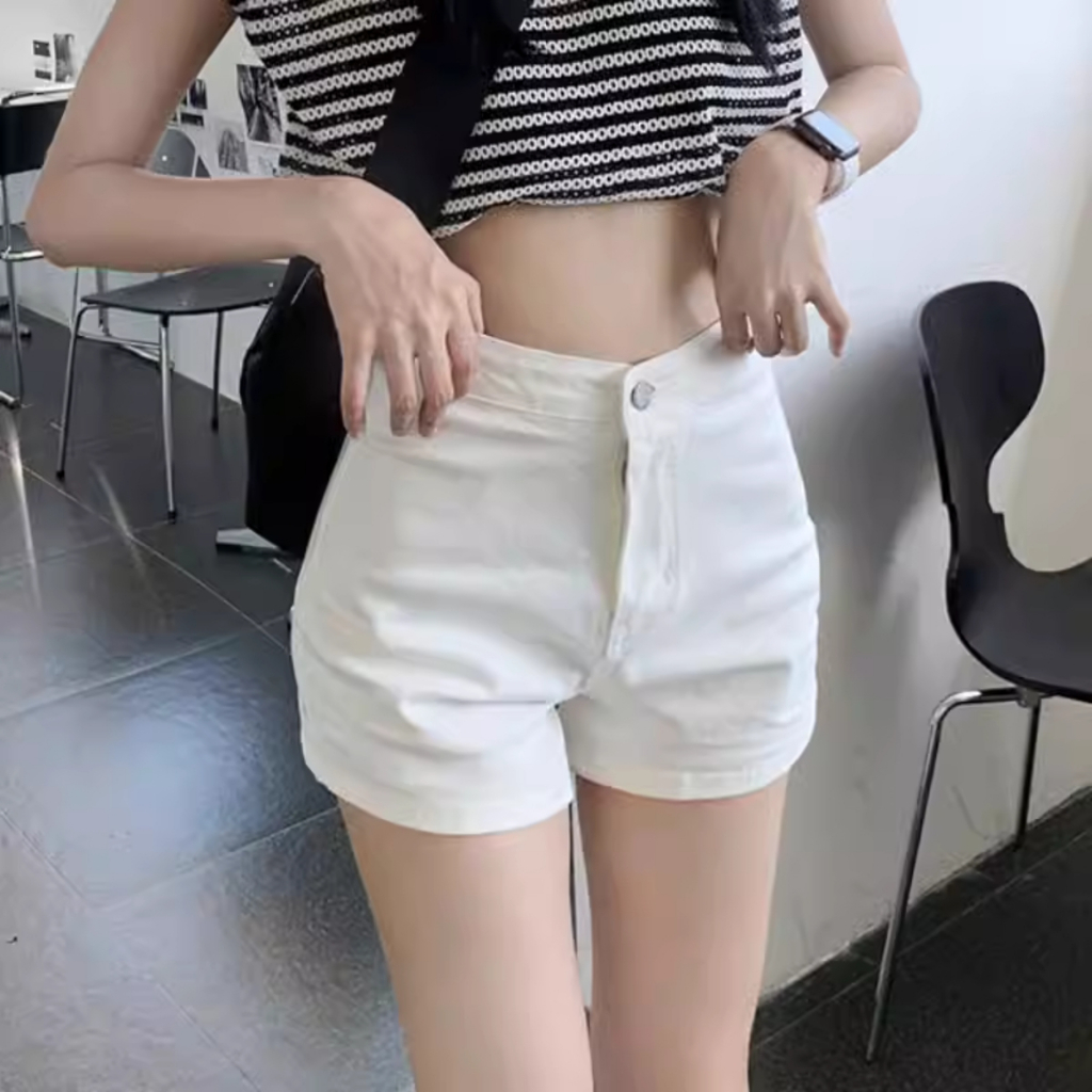 Quần short nữ PINKSTORE29 dáng ôm vòng 3, lưng siêu cao Q009 | BigBuy360 - bigbuy360.vn