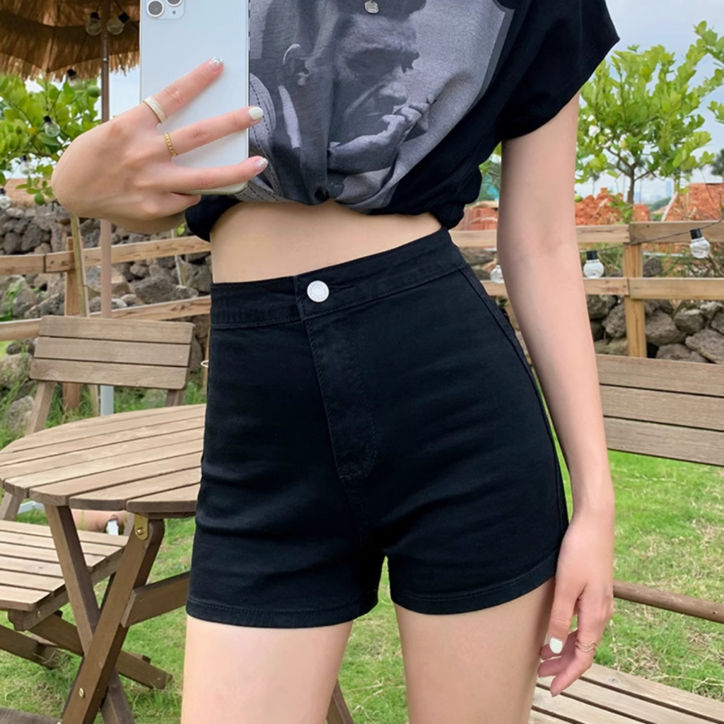 Quần short nữ PINKSTORE29 dáng ôm vòng 3, lưng siêu cao Q009 | BigBuy360 - bigbuy360.vn