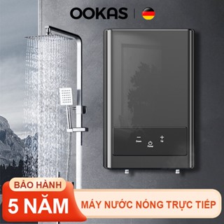 OOKAS Máy Nước Nóng Trực Tiếp bình nóng lạnh trực tiếp  Màn Hình Cảm Ứng LCD- Tặng kèm vòi sen