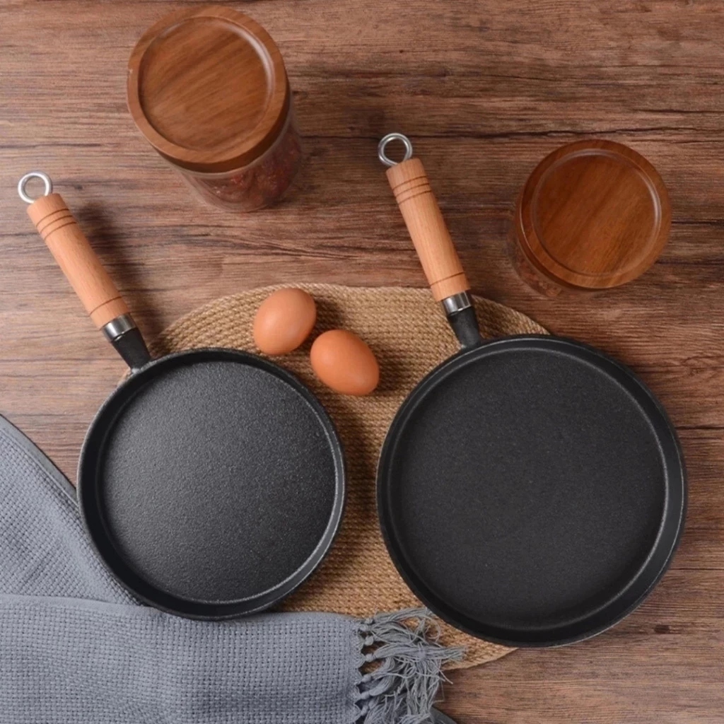 Chảo Gang Chống Dính Đổ Bánh Xèo Chất Lượng Cao Size 20/26cm Phù Hợp Mọi Loại Bếp - VƯỢNG PHÁT GROUP.